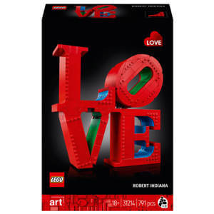 Lego Art LOVE Home Decor Set for Adults 31214